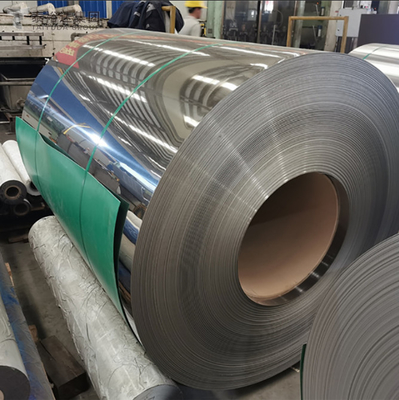 Fabbrica ASTM JIS SUS 410 430 spessore 0,5 mm ~ 3 mm Rollo di bobina di acciaio inossidabile laminato a freddo / caldo