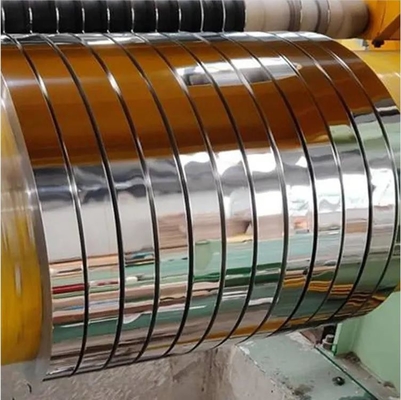 ASTM 201 304 316 0,5 0,7 0,76 mm 5/8&quot; 3/8&quot; 1/2&quot; 3/4&quot; Striscia in acciaio inossidabile Superficie BA