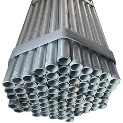 Q195 Q345 Tubo in acciaio galvanizzato a caldo 5,8 m 6 m 12 m Lunghezza Rotonda/Quadrata/Rettangolo