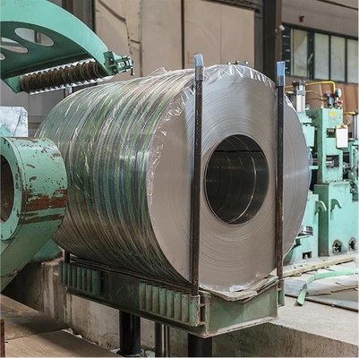 ASTM 201 304 316 0,5 0,7 0,76 mm 5/8&quot; 3/8&quot; 1/2&quot; 3/4&quot; Striscia in acciaio inossidabile Superficie BA